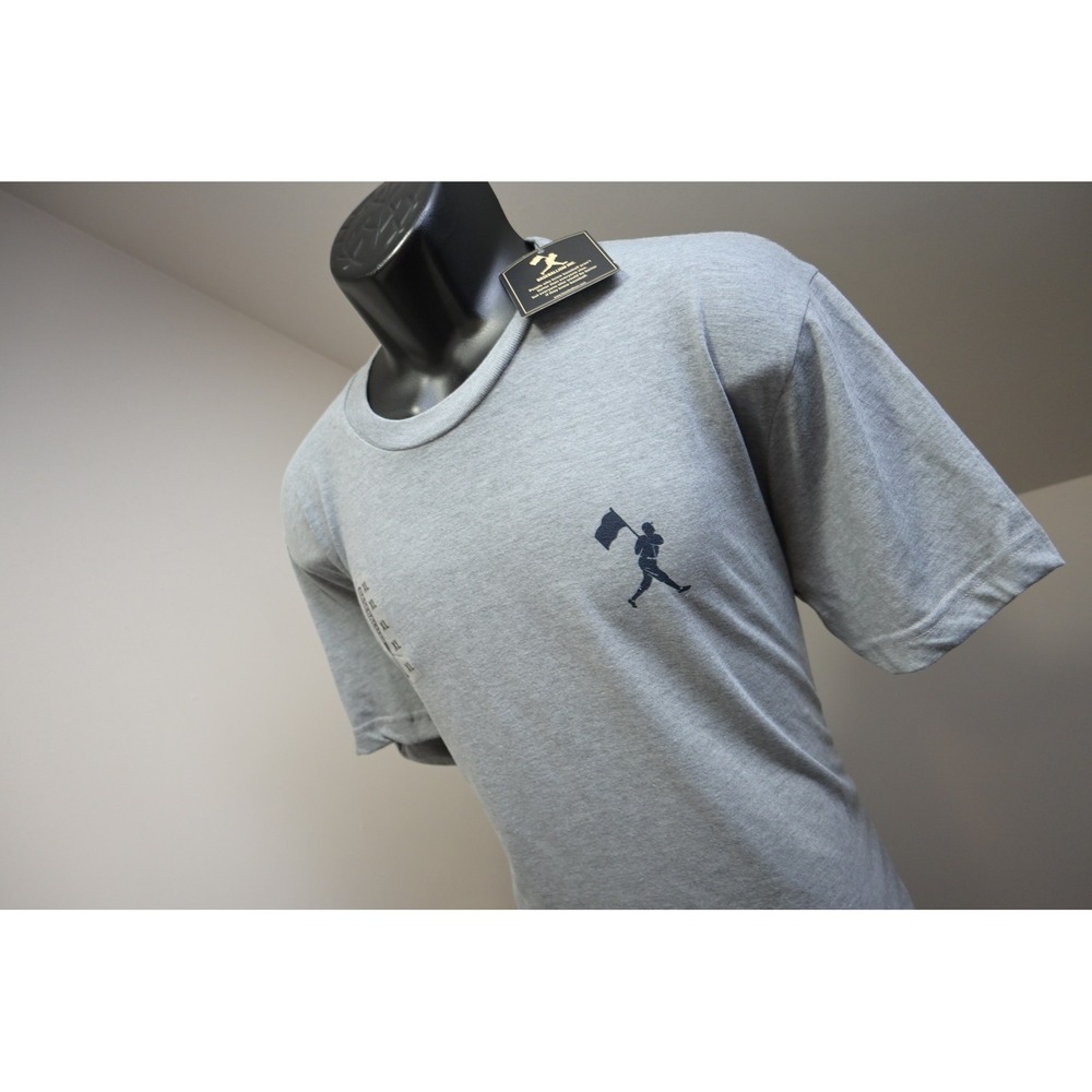 Baseballism Full Time Dad T-Shirt Mens XL Gray Flag Man Graphic NWT